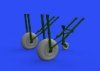 Eduard 648543 He 111 wheels late 1/48 ICM